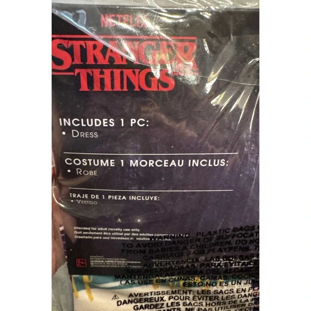 Stranger Things Eleven Halloween Costume Womens Sz Small-Medium (8) New - Picture 4 of 4